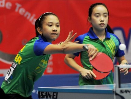 Brasil conquista mais duas medalhas de ouro nos torneios de duplas do Sul-Americano Infantil e Juvenil
