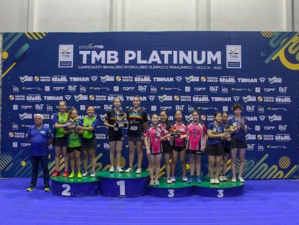 Associação de Tênis de Mesa de Pouso Redondo/SC fica com o ouro Sub-15 Feminino do TMB Platinum – Campeonato Brasileiro