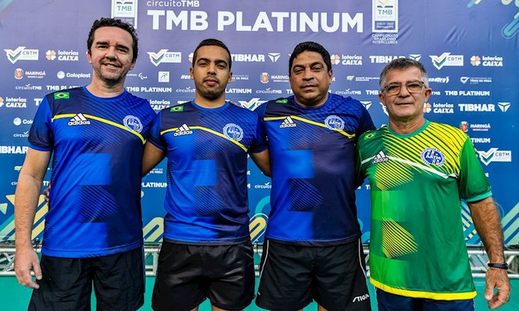Os quatro representantes do Acre no TMB Platinum.