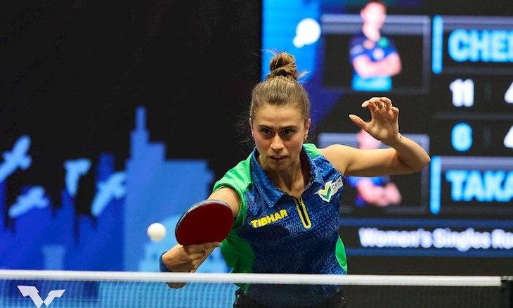 Bruna Takahashi em ação na Tunísia - Foto: WTT