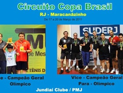 EQUIPE DE JUNDIAÍ COMEMORA VICE-CAMPEONATO NA COPA BRASIL