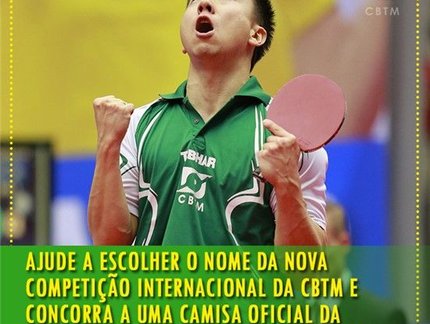 Concurso da CBTM vale camisa oficial da seleção brasileira