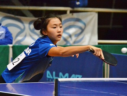 Alexia Nakashima comemora liderança do ranking infantil e juvenil da CBTM