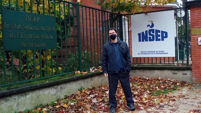 Harley Martins durante a passagem pelo INSEP. Foto