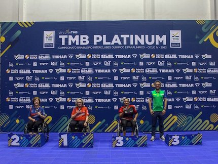 Maria Passos garante liderança e fica com a medalha de ouro da classe 5 feminina em disputa de fase única