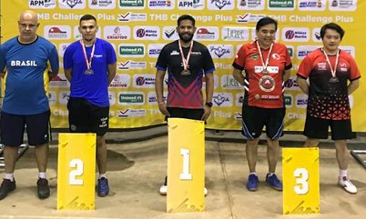 Mesa-tenista camponovense conquista título no TMB Challenge Plus