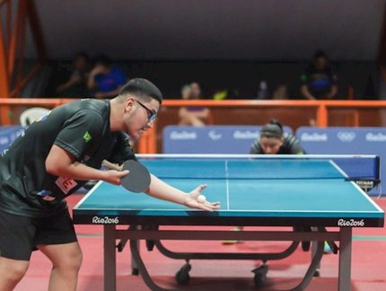 Atletas amazonenses disputam a 4ª etapa do Campeonato de Tênis de Mesa
