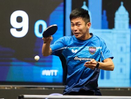 Eric Jouti é superado e se despede do individual a um passo da fase principal do WTT Contender Tunes