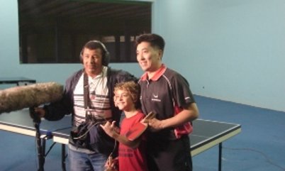 HUGO HOYAMA GRAVA PARTICIPAÇÃO NO PROGRAMA DA XUXA