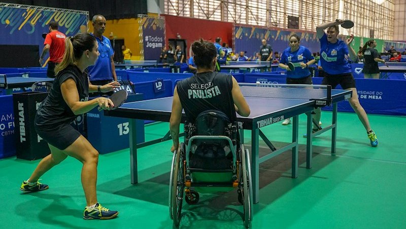 Joyce de Oliveira jogou a competição olímpica ao l