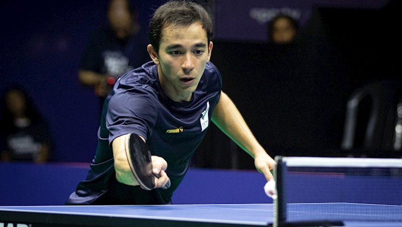 Hugo Calderano fez grande exibição na Arena Carioc