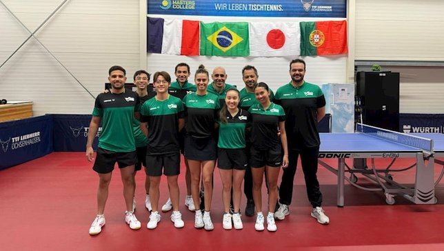 Seleções olímpicas feminina e masculina estão na Alemanha em treinamento preparatório para o Mundial de Doha