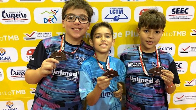 Yara Clube/Academia Nelson Machado/Unimed/SELJ-Marília conquista 16 medalhas no TMB Challenge Plus