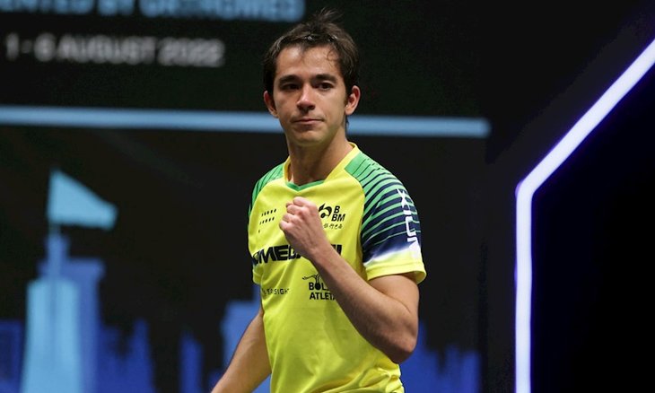 Hugo Calderano inicia sua trajetória no Japão. Fot