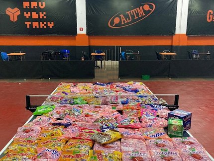 AJTM promove arrecadação de balas durante o TMB Platinum para fazer a alegria das crianças no Natal