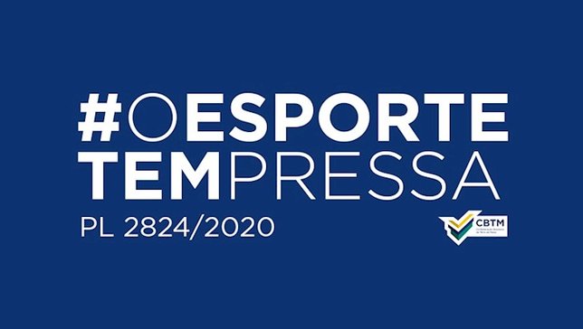 O ESPORTE TEM PRESSA! Projeto de Lei 2824 deve ser votado na Câmara nesta terça