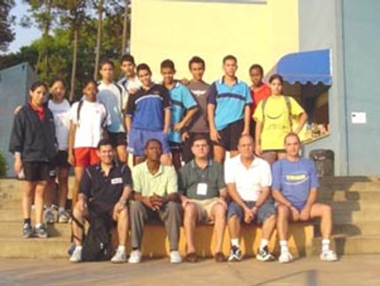 ATLETAS LATINO-AMERICANOS REUNIDOS EM PIRACICABA