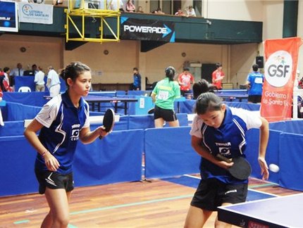 Meninas do Infantil estão na Semifinal do torneio de duplas