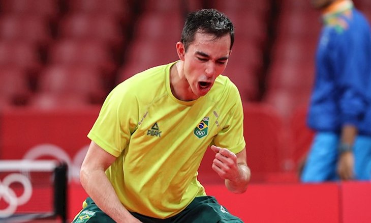 Hugo Calderano é o primeiro brasileiro a estar ent