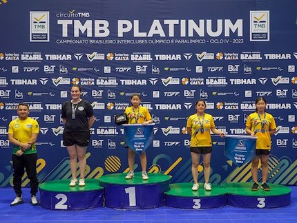 Gabriela Saito é a grande campeã do Absoluto C feminino do TMB Platinum - Campeonato Brasileiro