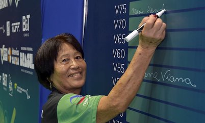 Maria Harada faz 3 a 0 e conquista título na categoria veterano 75 do TMB Platinum - Ciclo I