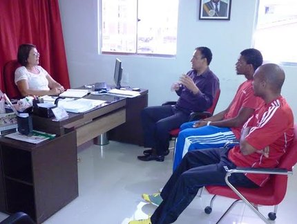 Mesatenistas cubanos estão no Amapá potencializando atletas locais