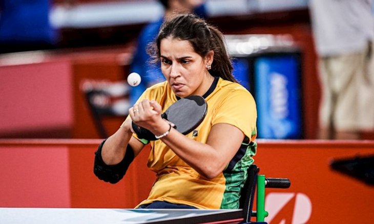 Catia Oliveira venceu finlandesa na estreia. Foto: