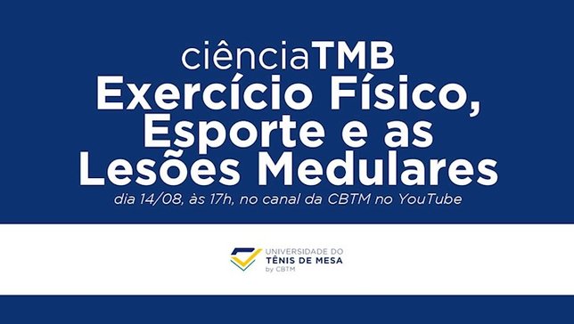 ‘Exercício, Esporte e as Lesões Musculares’ é o tema do 15º Ciência TMB