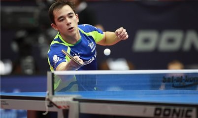 Hugo Calderano disputa a Copa do Mundo Individual Masculina com grupo seleto de craques da modalidade
