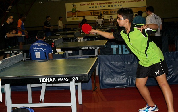 Tênis de mesa Amazonas (Foto: Adeilson Albuquerque/Globoesporte.com)