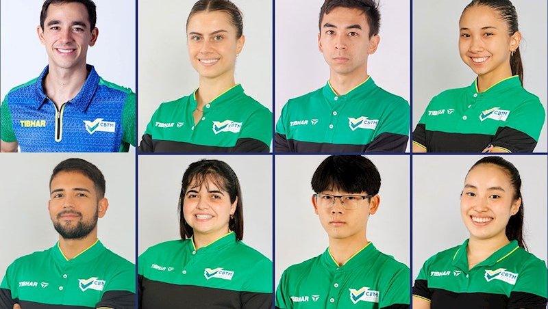 Paris, aí vamos nós! Confederação Brasileira de Tênis de Mesa divulga os convocados para os Jogos Olímpicos