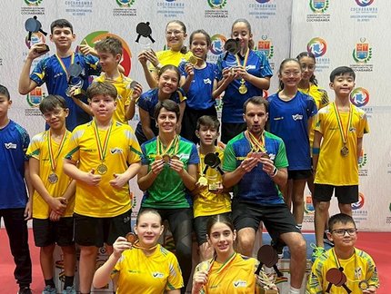 Brasil conquista doze medalhas no último dia do Campeonato Sul-Americano Sub-11 e Sub-13