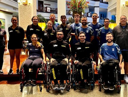 De olho nas vagas para Paris, delegação brasileira chega a Pattaya, na Tailândia, para a seletiva paralímpica