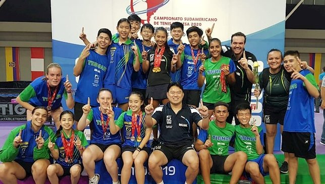 Equipe brasileira dominou o Sul-Americano.