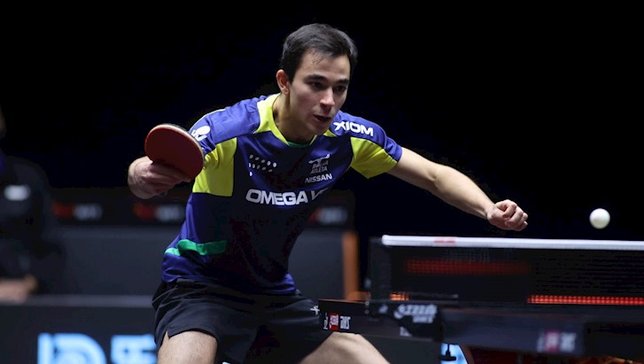 Hugo Calderano foi derrotado por chinês no WTT de 