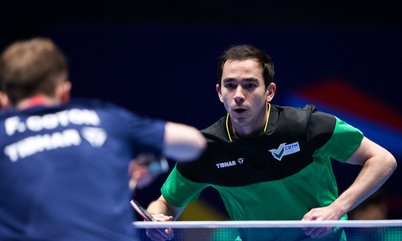 Hugo Calderano supera Maharu Yoshimura e segue na disputa do Europe Smash