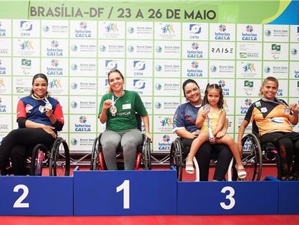 Em casa e motivada, Carla Maia brilha na classe 2 paralímpica da Copa Brasil Centro-Norte-Nordeste