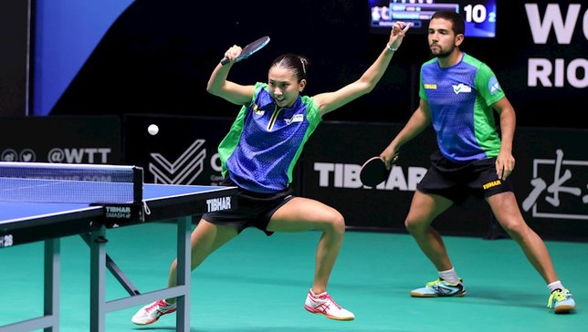 Duas classificações em um dia! Giulia Takahashi e Guilherme Teodoro vão às semifinais do WTT Contender Tunis