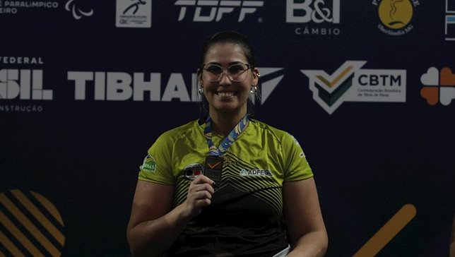 Thaís Severo garantiu a medalha de ouro na classe 
