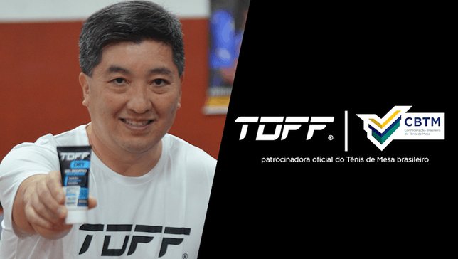 Nova patrocinadora do tênis de mesa brasileiro, Toff vai auxiliar a modalidade com produtos dermo-funcionais de aumento da performance