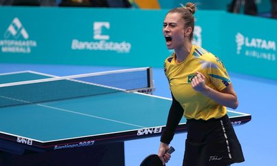 Bruna Takahashi e Hugo Calderano representam o Brasil no WTT Champions Incheon 2024, na Coreia do Sul