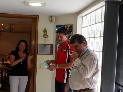 CBTM recebe visita de Marcus Vinicius D’Almeida, revelação do Tiro com Arco