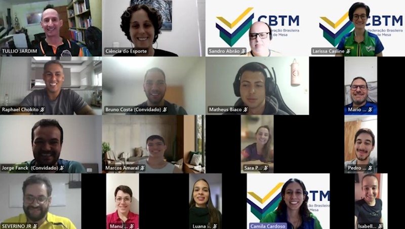 Universidade do Tênis de Mesa conclui o último módulo do curso de capacitação "Alto Rendimento"
