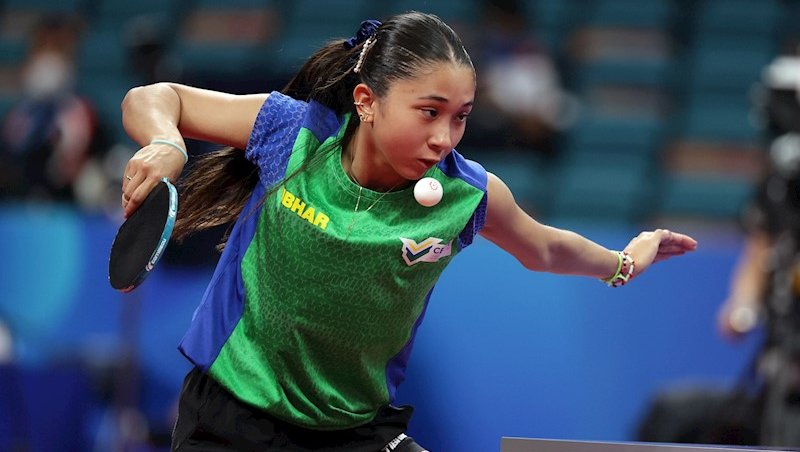 Giulia Takahashi conquistou bronze em Portugal. Fo