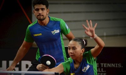 Guilherme e Giulia são superados por dupla número 7 do mundo nas quartas de final e encerram participação brasileira no WTT Feeder Varazdin