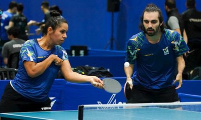 Brasil garante oito medalhas em duplas no terceiro dia do Aberto Paralímpico ITTF Fa40