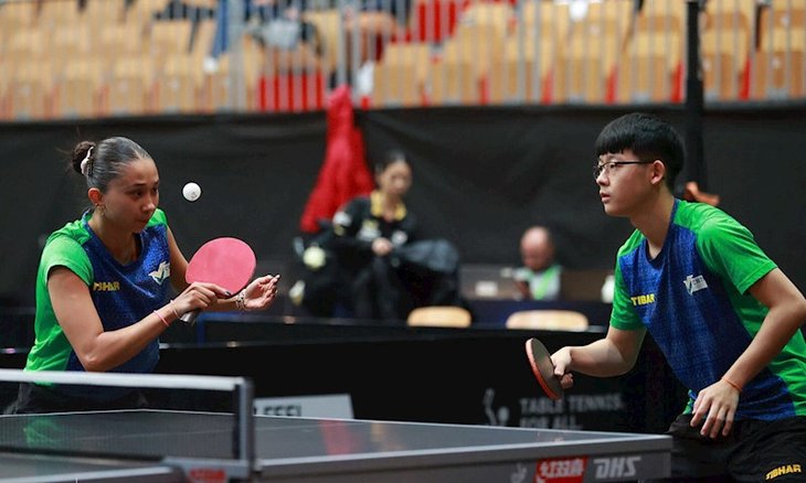 Giulia Takahashi e Leonardo Iizuka no Mundial de J