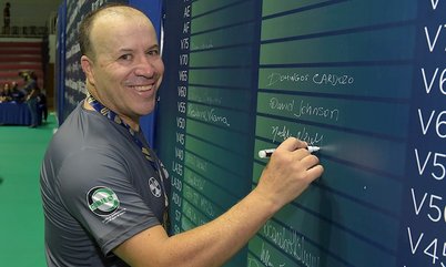 Neder Neves faz 3 a 1 na decisão e é campeão na categoria veterano 55 do TMB Platinum - Ciclo I
