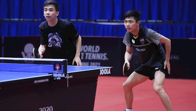 Ishiy (esq) e Jouti (dir) - Crédito: ITTF.