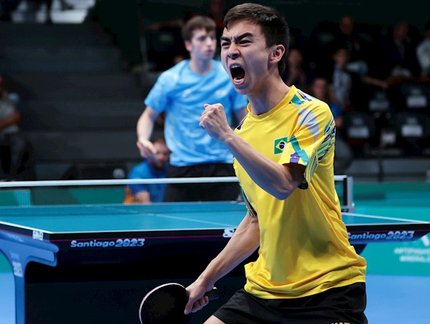 TÊNIS DE MESA NO PAN – Em jogo emocionante, meninos derrotam a Argentina e vão buscar o ouro de equipes